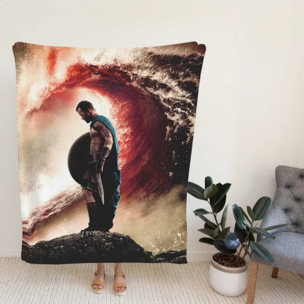 300 Rise of an Empire Movie Fleece Blanket