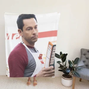 American Underdog Movie Zachary Levi Fleece Blanket