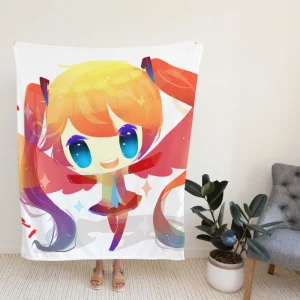 Anime Girl Vocaloid Fleece Blanket