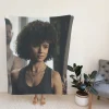 Army of Thieves Movie Nathalie Emmanuel Fleece Blanket