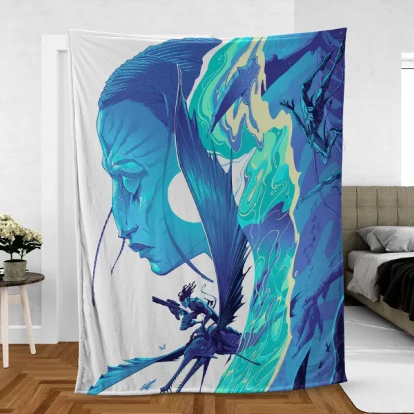 Avatar The Way of Water Eternal Harmony Fleece Blanket