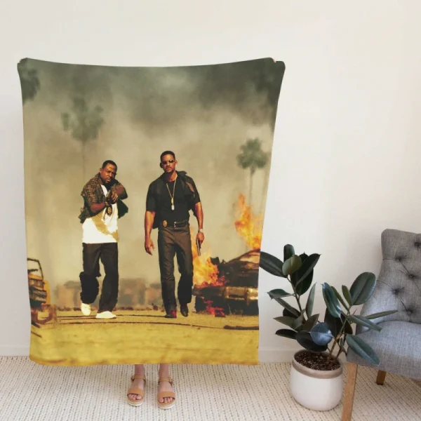 Bad Boys II Movie Will Smith Martin Lawrence Fleece Blanket