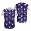 Baltimore Ravens Mickey and Flowers Hawaii Shirt and Shorts Summer