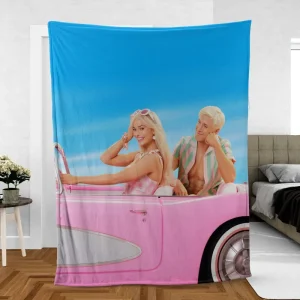 Barbie and Ken Dolls Adventure Fleece Blanket