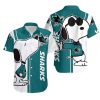 Beach San Jose Sharks Hawaiian Shirt Snoopy Lover 3D Printed