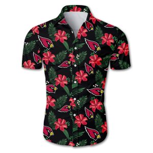 Beach Shirt Arizona Cardinals Hawaiian Shirt Short Sleeve For Summer