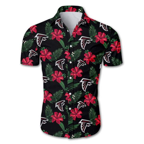 Beach Shirt Atlanta Falcons Hawaiian Shirt Short Sleeve For Summer