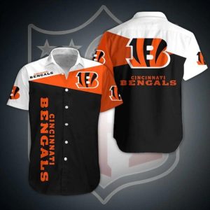 Beach Shirt NFL Cincinnati Bengals Shirt Hawaiian Shirt