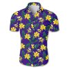 Beach Shirt NFL minnesota vikings tropical flower hawaiian shirt