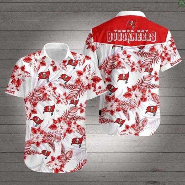 Beach Shirt National Football League Tampa Bay Buccaneers Hawaiian Shirt