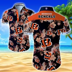 Beach Shirt Nfl Cincinnati Bengals Hawaiian Shirt