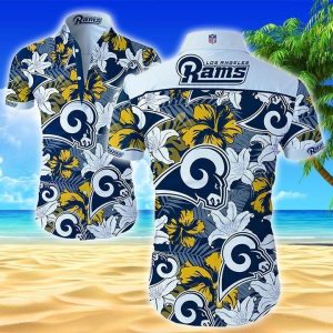 Best Los Angeles Rams Hawaiian Shirt For Awesome Fans