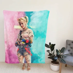 Birds of Prey DC Movie Margot Robbie Fleece Blanket