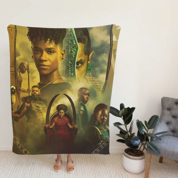 Black Panther Wakanda Forever Movie Namor the Sub-Mariner Fleece Blanket