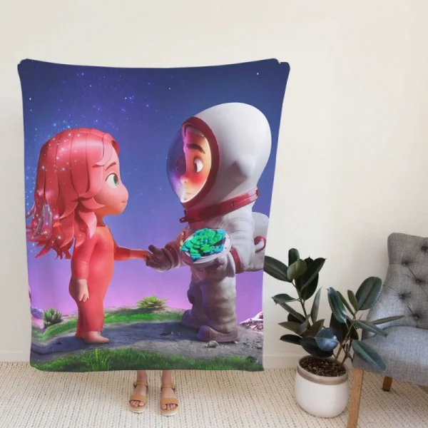 Blush Short Film Fleece Blanket