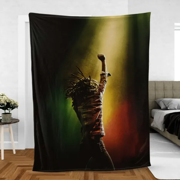 Bob Marleys One Love Musical Journey Fleece Blanket