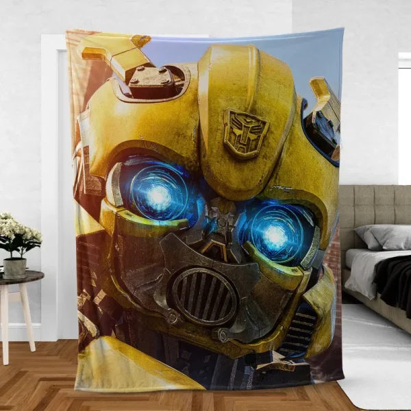 Bumblebee Rise of the Autobots Fleece Blanket