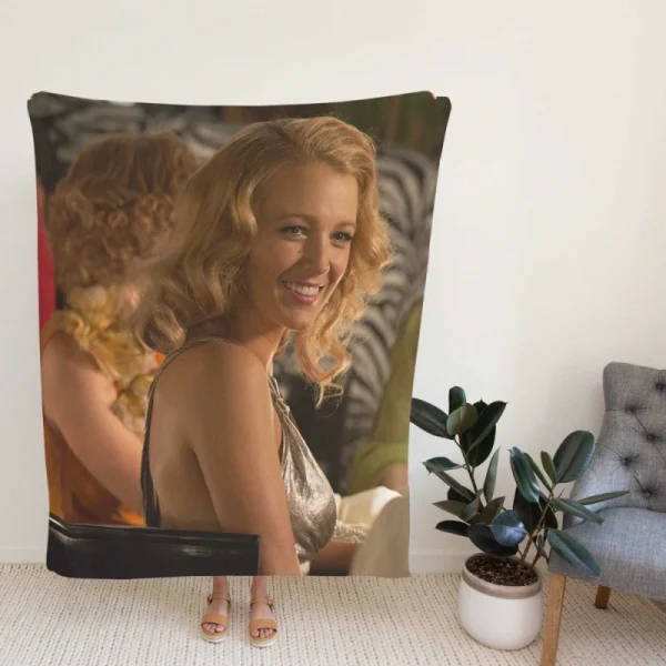 Cafe Society Movie Blake Lively Fleece Blanket