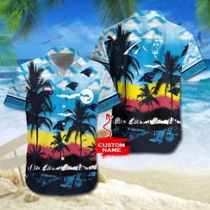 Carolina Panthers NFL Gift For Fan Personalized Hawaiian Graphic