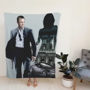 Casino Royale Movie James Bond Daniel Craig Fleece Blanket