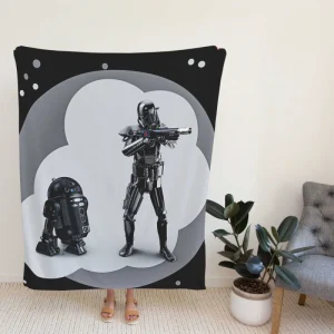 DARK FORCES Movie Dark Trooper Fleece Blanket