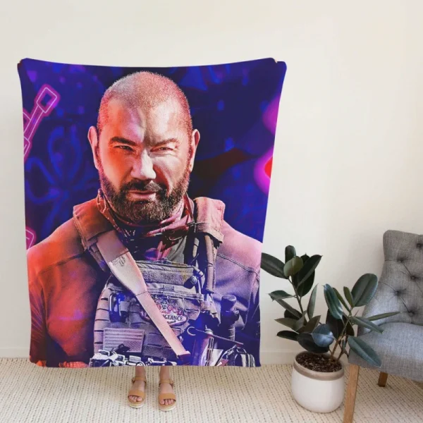 Dave Bautista as Scott Ward in Army of the Dead Movie Fleece Blanket