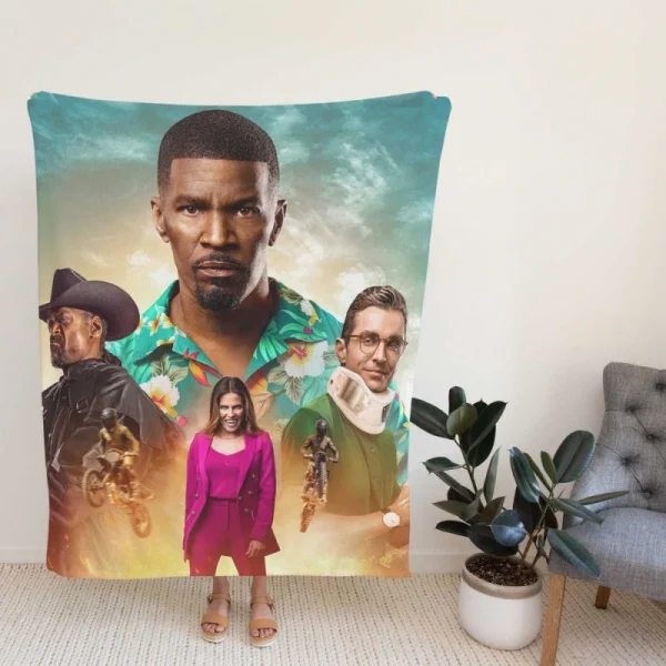 Day Shift Movie Fleece Blanket