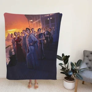 Death on the Nile Movie Gal Gadot Fleece Blanket