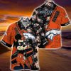 Denver Broncos NFL Summer Hawaiian Shirt Mickey And Floral Pattern