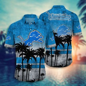 Detroit Lions NFL-Hawaii Shirt Short Style Hot Trending Summer