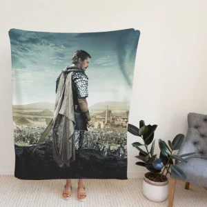 Exodus Gods and Kings Movie Christian Bale Fleece Blanket