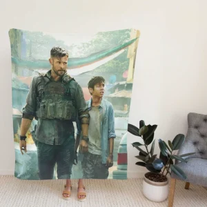 Extraction Movie Chris Hemsworth Fleece Blanket