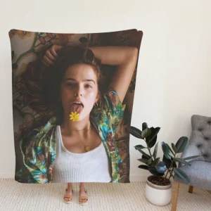 Flower Movie Fleece Blanket