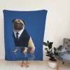 Frank the Pug Men in Black International Movie Fleece Blanket