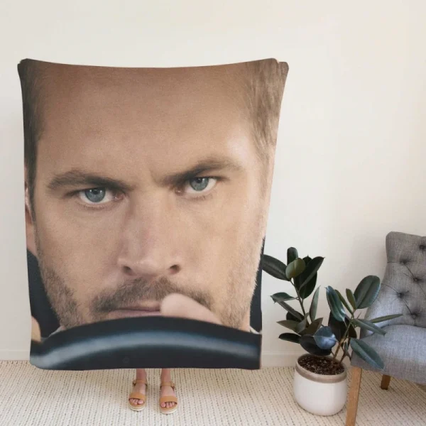 Furious 7 Movie Brian Paul Walker Fleece Blanket