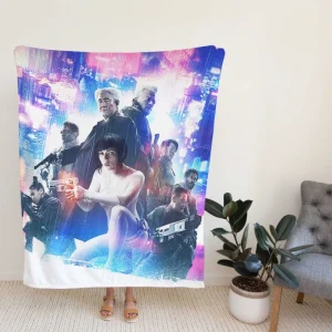 Ghost in the Shell Movie Fleece Blanket