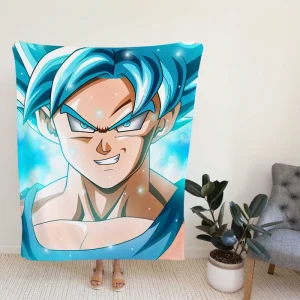 Goku Japanes Super Hero Fleece Blanket