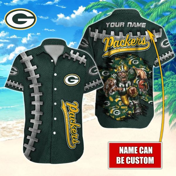 Green Bay Packers NFL Style Hawaiian Shirt