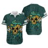 Green Bay Packers Snake And Skull Hawaii Shirt and Shorts Summer Colle