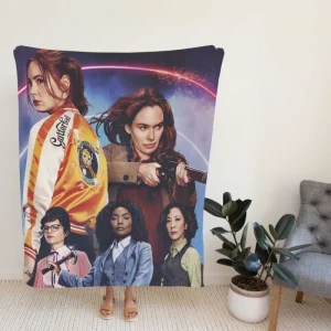 Gunpowder Milkshake Movie Karen Gillan Lena Headey Fleece Blanket