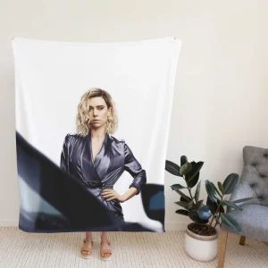 Hattie Shaw in Fast & Furious Presents Hobbs & Shaw Movie Fleece Blanket