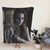 Haunt Movie Liana Liberato Fleece Blanket