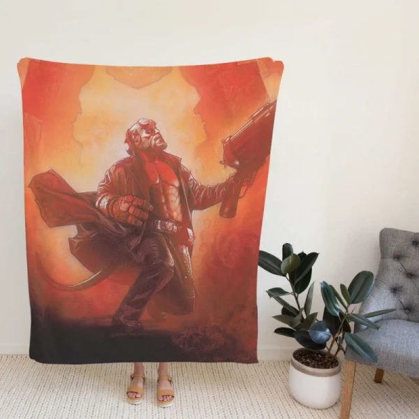 Hellboy II The Golden Army Movie Fleece Blanket