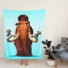 Ice Age Dawn of the Dinosaurs Movie Fleece Blanket