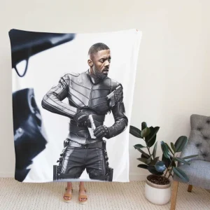 Idris Elba in Fast & Furious Presents Hobbs & Shaw Movie Fleece Blanket