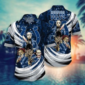 Indianapolis Colts NFL Halloween Horror Movies Hawaiian