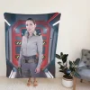 Interceptor Movie Elsa Pataky Fleece Blanket