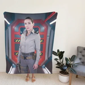 Interceptor Movie Elsa Pataky Fleece Blanket