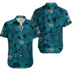 Jacksonville Jaguars Flower Hawaii Shirt and Shorts Summer Collection