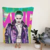 Jared Leto as The Joker in Suicide Squad Movie Fleece Blanket